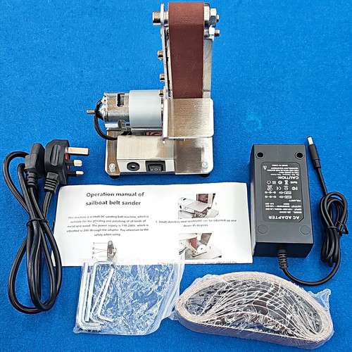 Sailboat mini belt sander 24v - sander,
