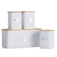 Set of 4 Tea, Sugar, Coffee &
