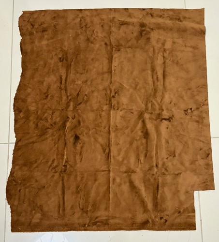 Brown minky fabric for plushes - brown,