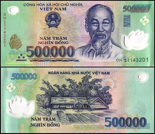 Vietnamese dong 500k - dong,