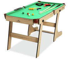 Hy Pro 5ft Folding Snooker Pool Table | Compact Home Game Table Free Delivery