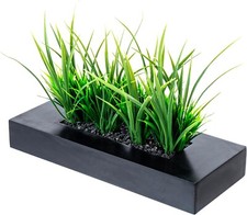 Black Wood Planter with