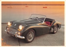 MOTOR CAR POSTCARD OLD LARGE