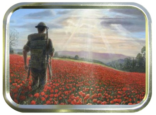 2oz silver tobacco tin 30 - tobacco, tin.