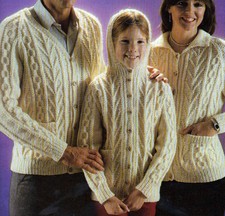 0268 KNITTING PATTERN MENS