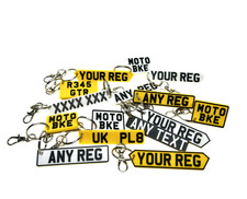 CUSTOMISABLE 3D NUMBER PLATE