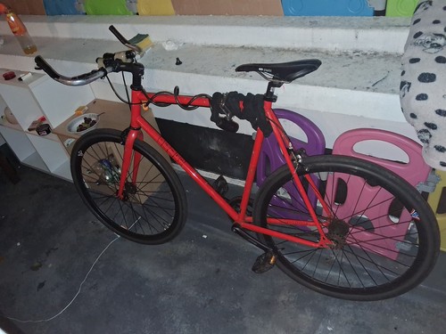 Red fixed gear - gear, ready