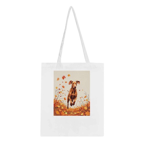Vizsla autumn cotton shopper - autumn,