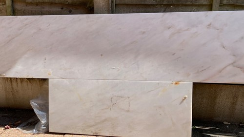 Genuine cream marble with - genuine,