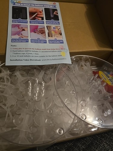 Pack table balloon stand - table,