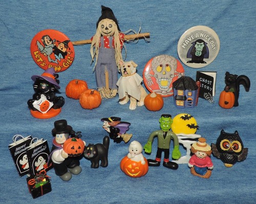 Vintage halloween figurines - vintage,