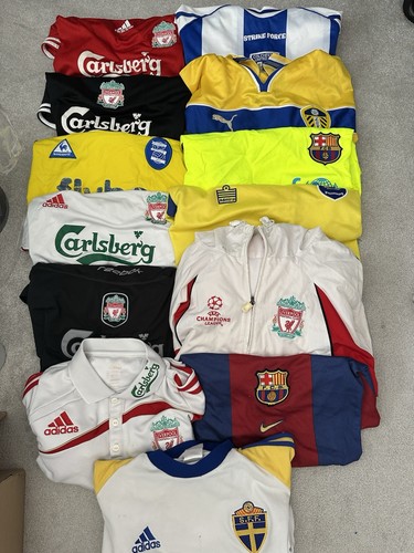 Football shirt joblot x13 all - shirt,