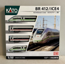 Kato N Gauge 10-1542 BR 412 ICE4 (Green Line) Basic Set (4 cars)  Model Train