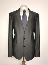 HUGO BOSS - Mens GREY WOOL &
