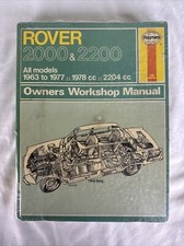 Rover 2000 & 2200 all models