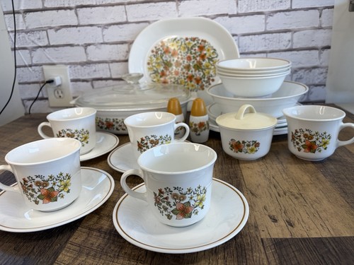Vintage corelle pcs indian - corelle,