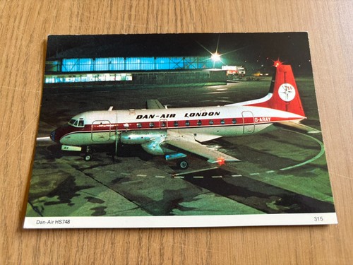 Dan air hawker siddeley hs748 - hawker,