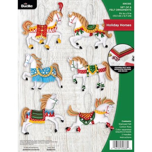 Bucilla felt ornaments - bucilla,