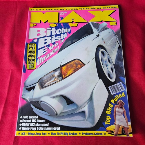 Max power magazine july - power, 1998