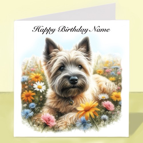 Personalised cairn terrier - personalised,