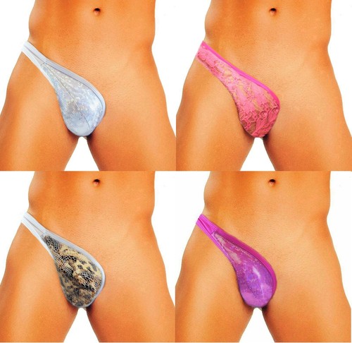 String mens half - half, thong