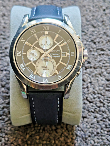 Seiko premier 7t62 chronograph - seiko,