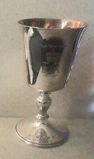 1977 Ltd Ed Boxed Hallmarked Silver apx 150.4g QEII Royal Silver Jubilee Goblet