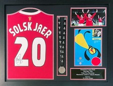 FRAMED OLE GUNNAR SOLSKJAER