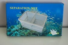 Aquarium Large Twin Section Fish Breeding Trap Net 26 x 15 x 14 cms