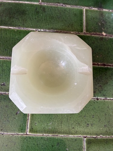 Art deco onyx ashtray pale - art,