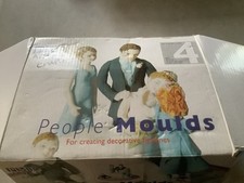 PME 4 People Moulds Man Lady 5yr + 10yr Child Sugarcraft Figures Cake Decorating
