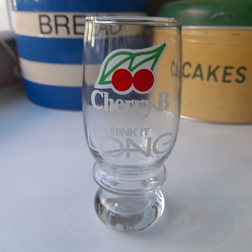 Vintage cherry glass - vintage, 14cm