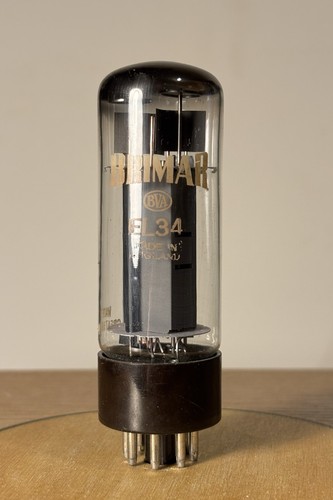Brimar el34 pentode valve - brimar,