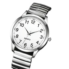 Men's Simple Basic White Dial