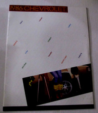 VTG 1986 Chevrolet 9"x11"