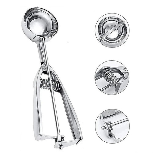 Large stainless steel ice - large,
