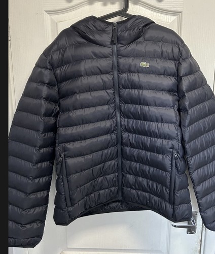 Lacoste navy puffer - lacoste, jacket