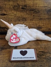 Ty Beanie Babies Mystic The Unicorn Plush Toy with Tag Vintage Retired