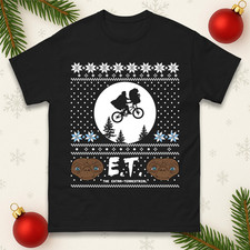 E.T. Christmas T Shirt, Funny