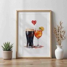 Print Guinness and aperol