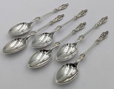 x6 VICTORIAN SILVER PLATED