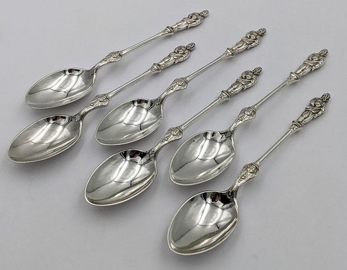 Victorian silver plated - x6,