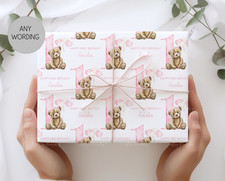 Pink Teddy Bear Wrapping