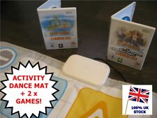 Wii FAMILY TRAINER Dance MAT + Games x2 : inc EXTREME CHALLENGE + Activity Mat