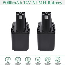 2X5Ah 12V Ni-MH Battery For Bosch GSB 12VES-2 GSR PSB 12VES PSR120 BAT011 BH1214