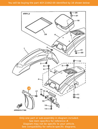 Yamaha guard flap - yamaha, guard,