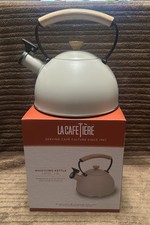 La Cafetiere Latte Whistling Kettle With Wooden Handle 1.6l