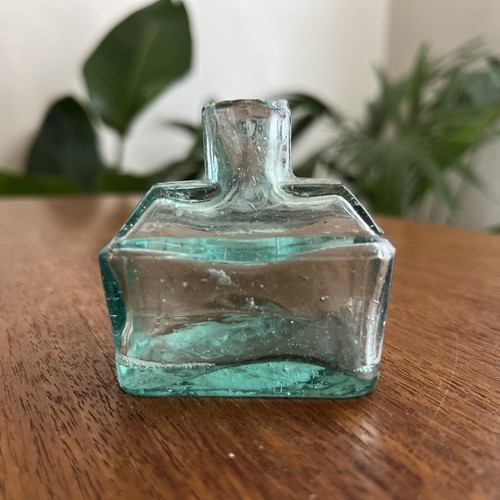 Antique blown glass clear - antique,