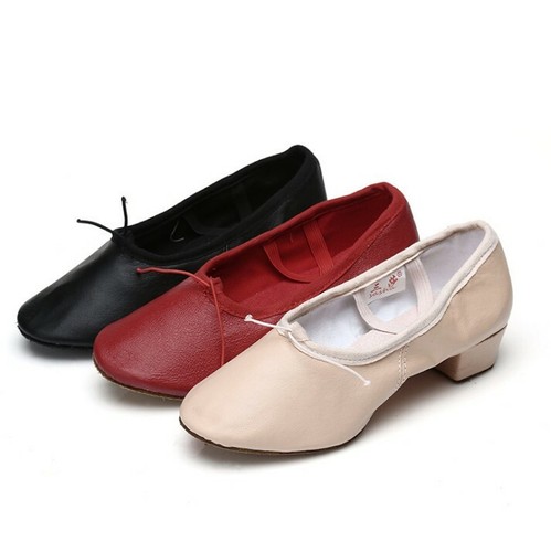 Women leather ballroom ballet - women,
