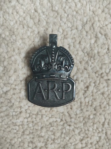 Ww2 sterling silver arp - ww2, badge